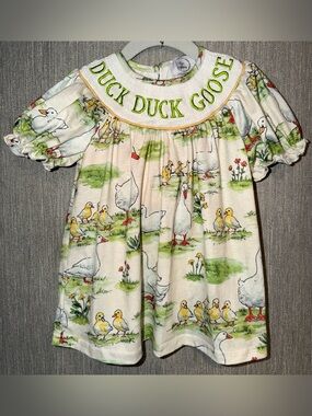 Duck Duck Goose Smocked Set